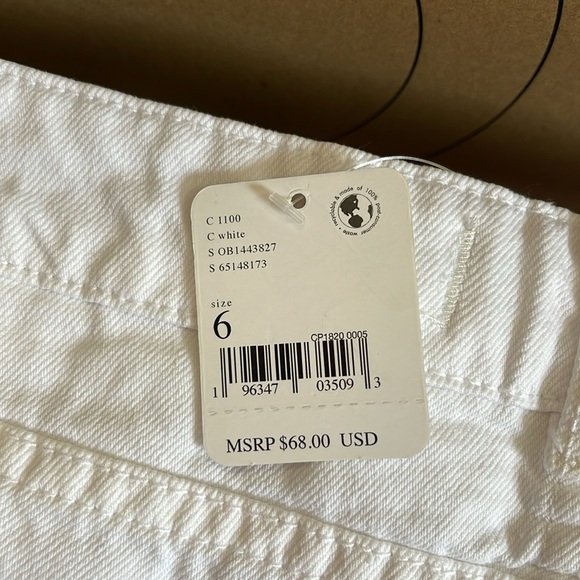 Free People Out Of Ordinary White Distressed Mini Skirt NWT - Picture 11 of 14